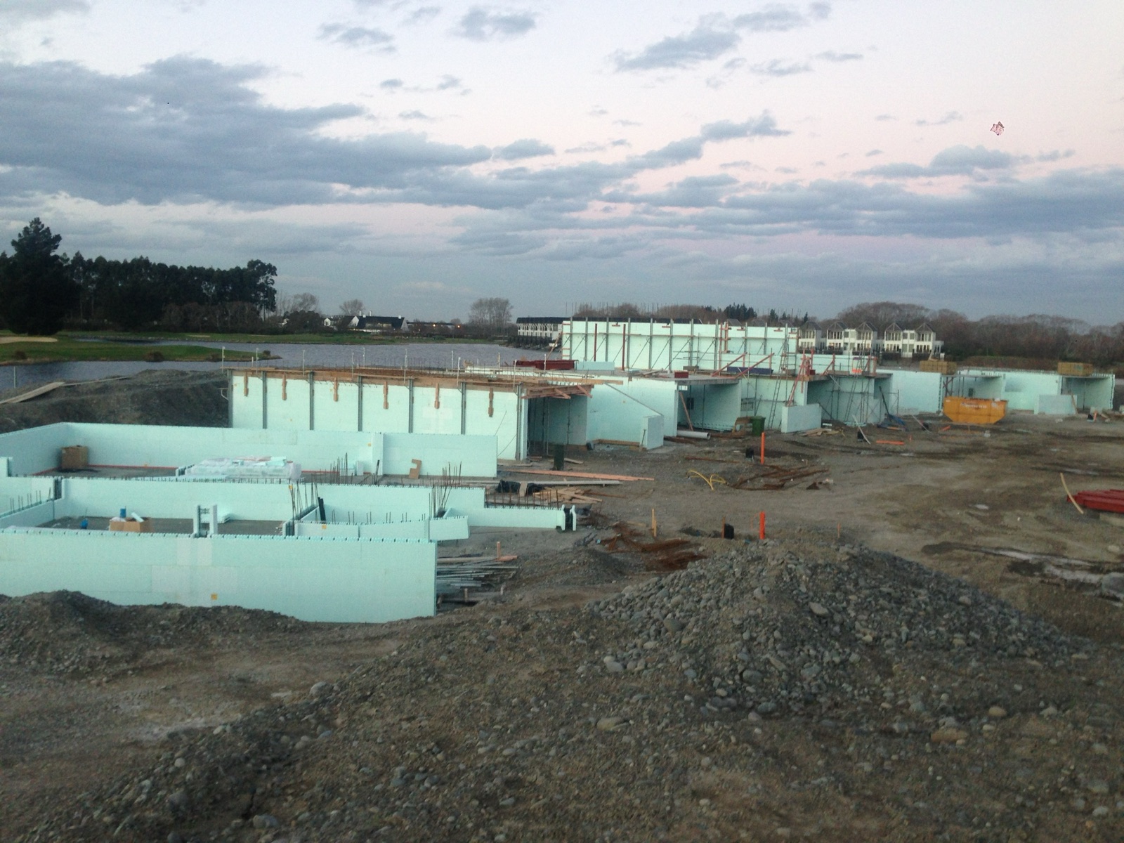 Clearwater Golf Resort ICF construction — 15 townhouses under construction